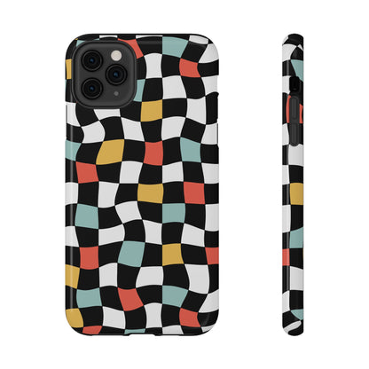 Retro Check iPhone Case