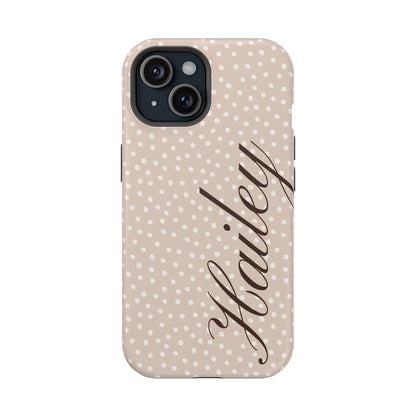 Custom Vanilla Dots iPhone Case