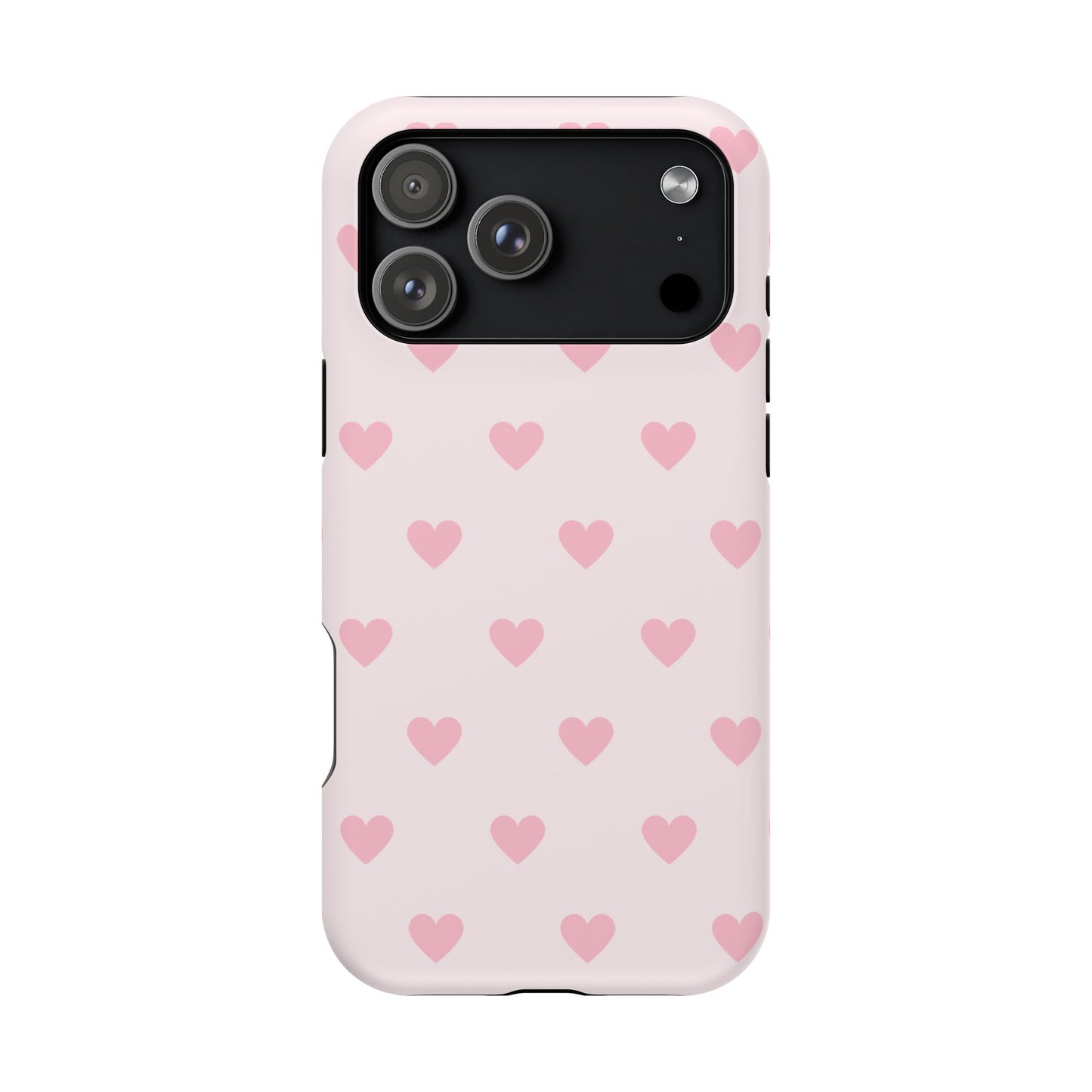 Light Pink Hearts iPhone Case