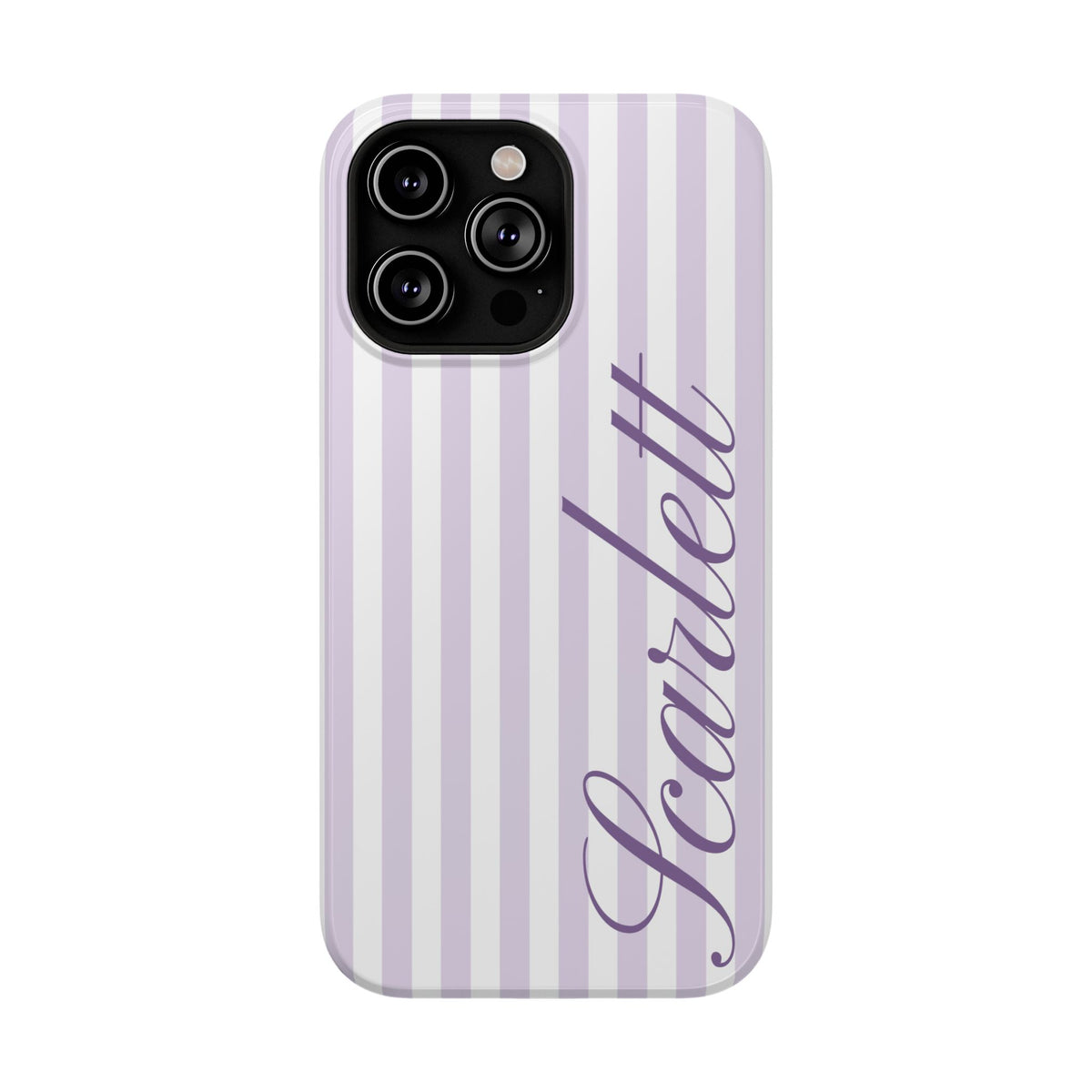 Personalized Lilac Beau iPhone Case