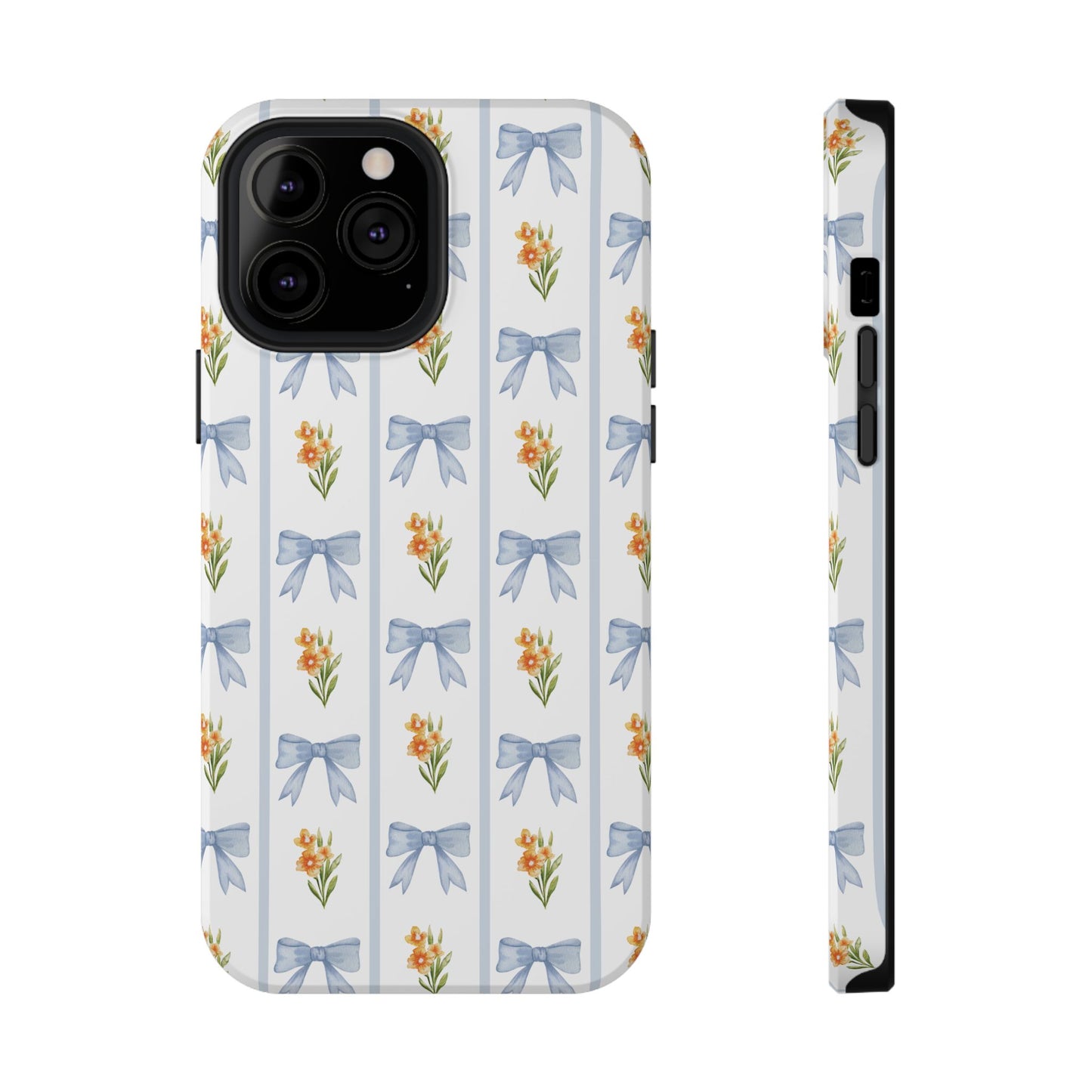 Blue Bows iPhone Case