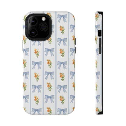 Blue Bows iPhone Case