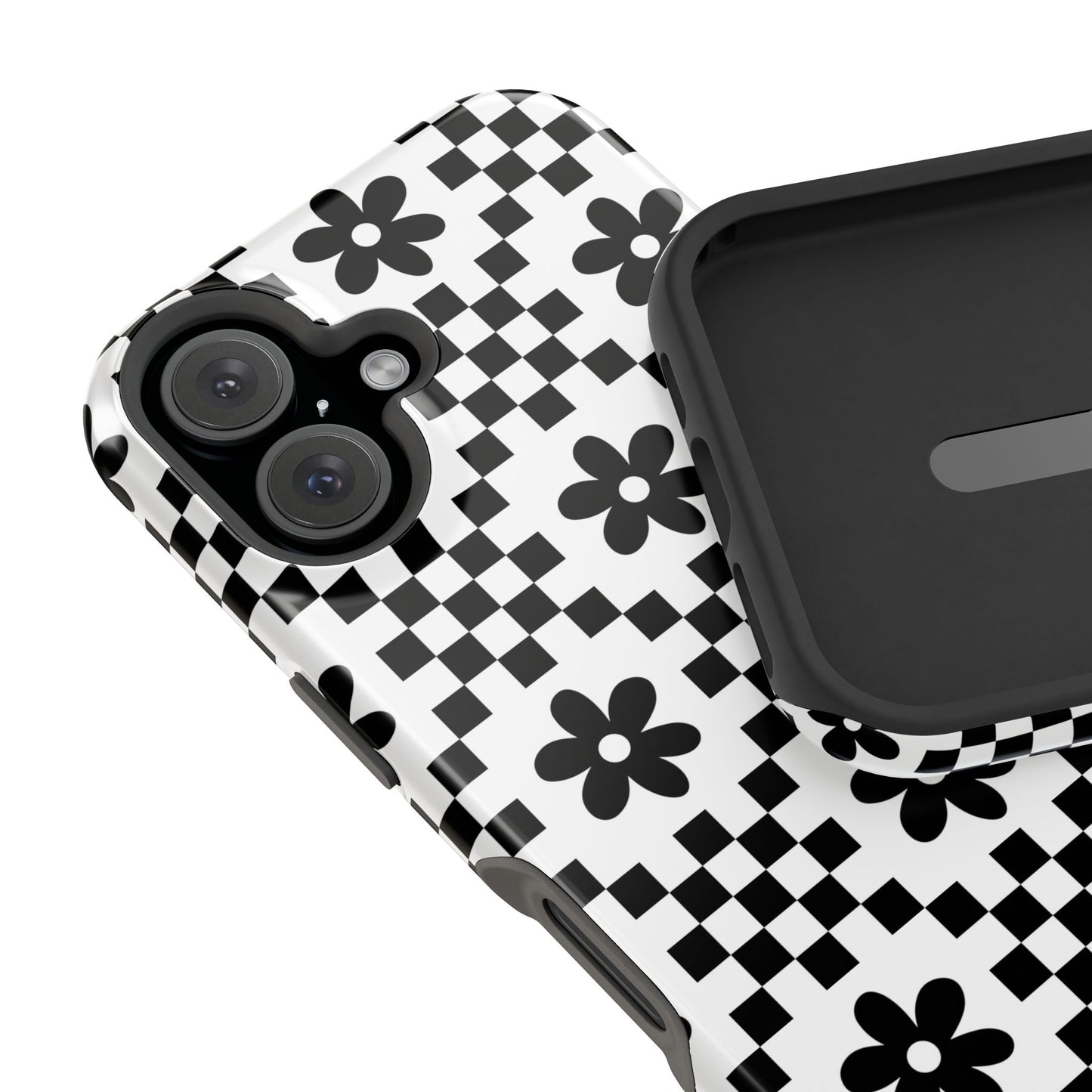 Monochrome Daisy iPhone Case