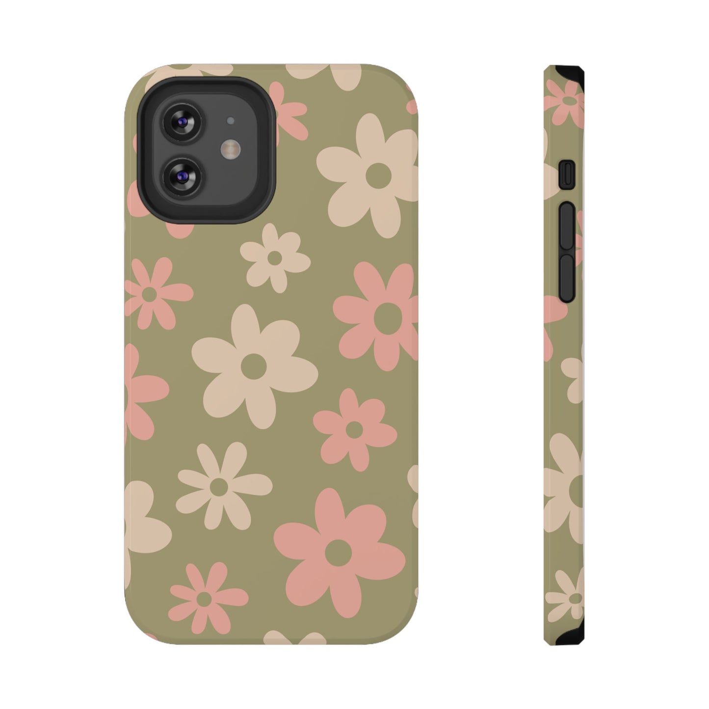 Green Flower Power iPhone Case
