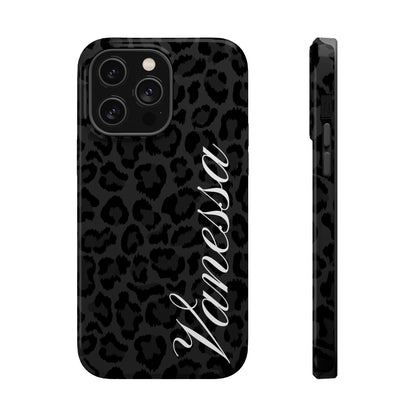Custom Black Leopard iPhone Case
