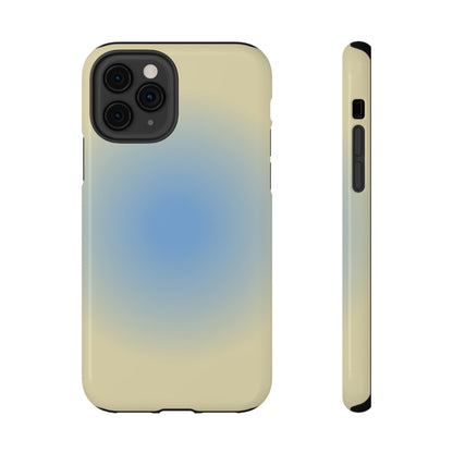 Blue & Yellow Aura iPhone Case