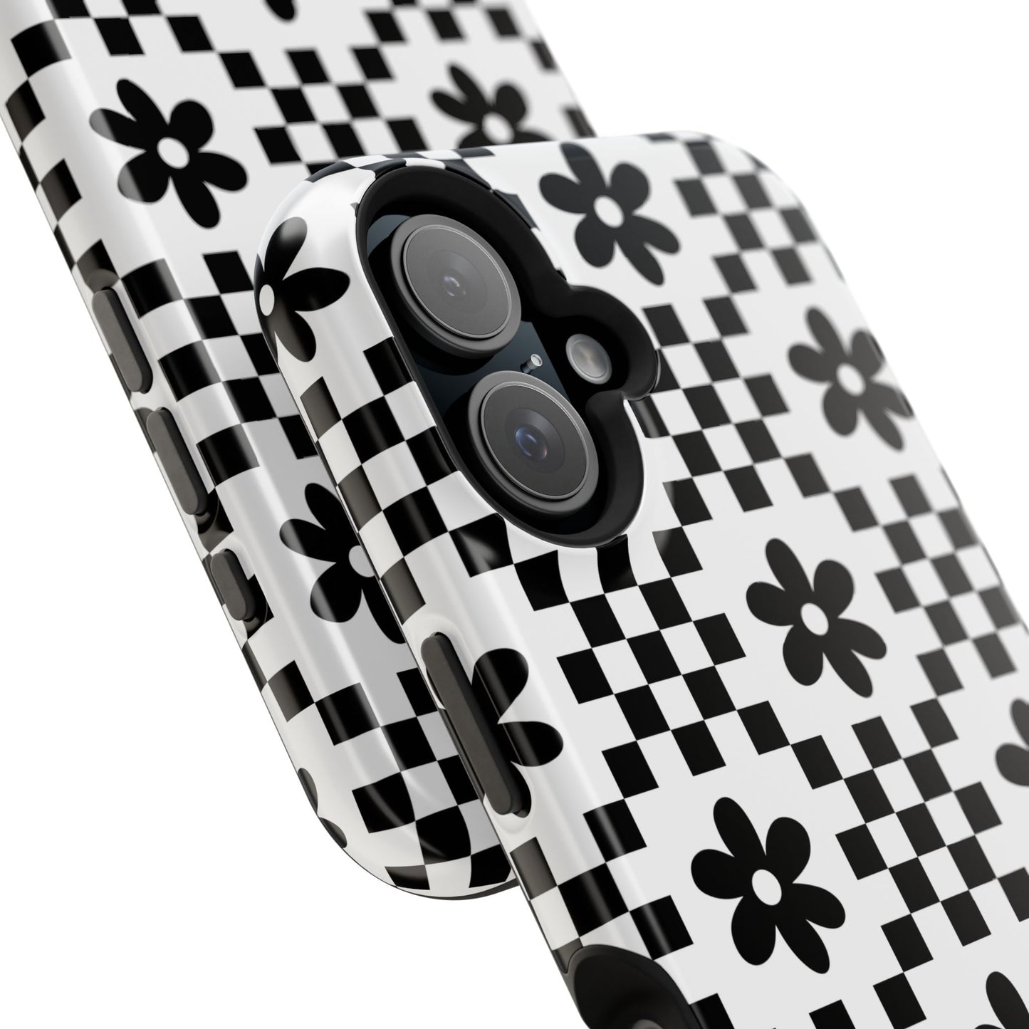 Monochrome Daisy iPhone Case