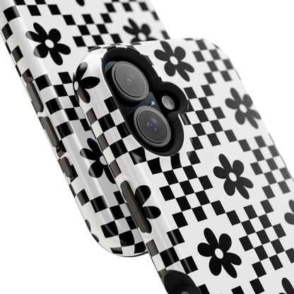 Monochrome Daisy iPhone Case