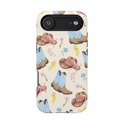 Floral Cowgirl iPhone Case