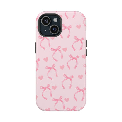 Bows & Hearts iPhone Case