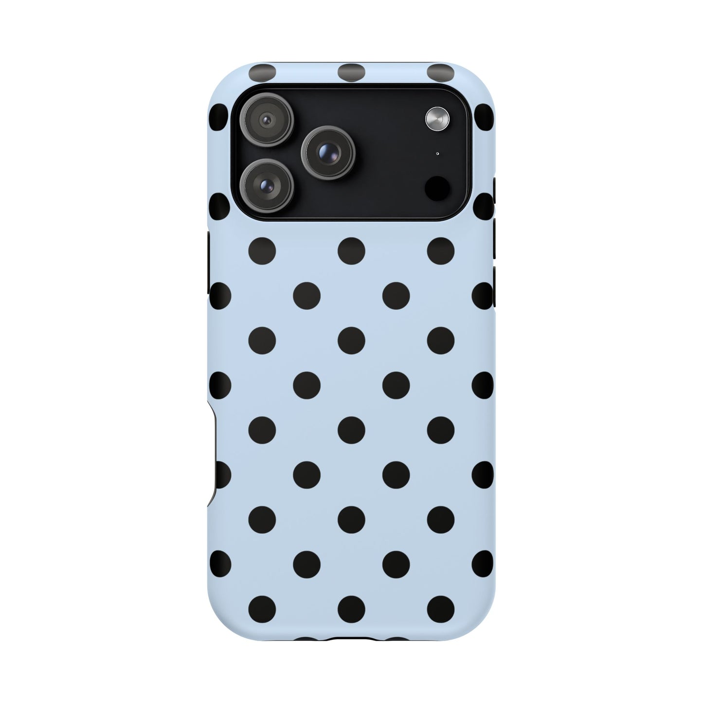 Blue Polka Dots iPhone Case