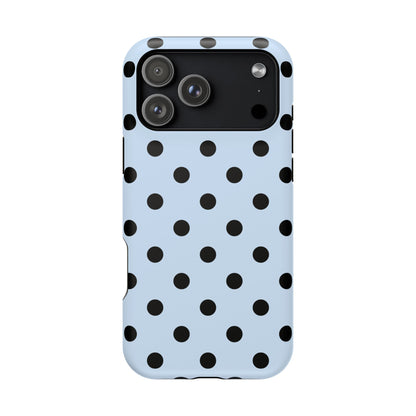 Blue Polka Dots iPhone Case