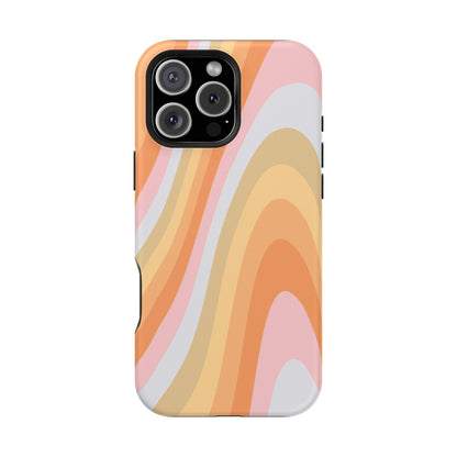 Rainbow Waves iPhone Case