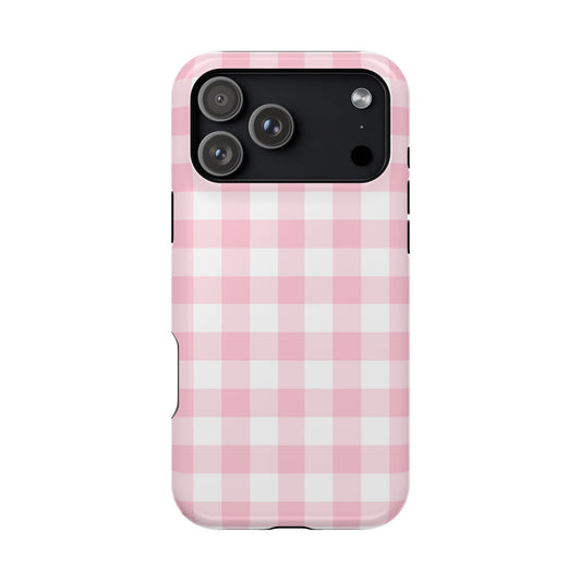 Pink Gingham iPhone Case