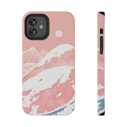 Pink Winter Night iPhone Case