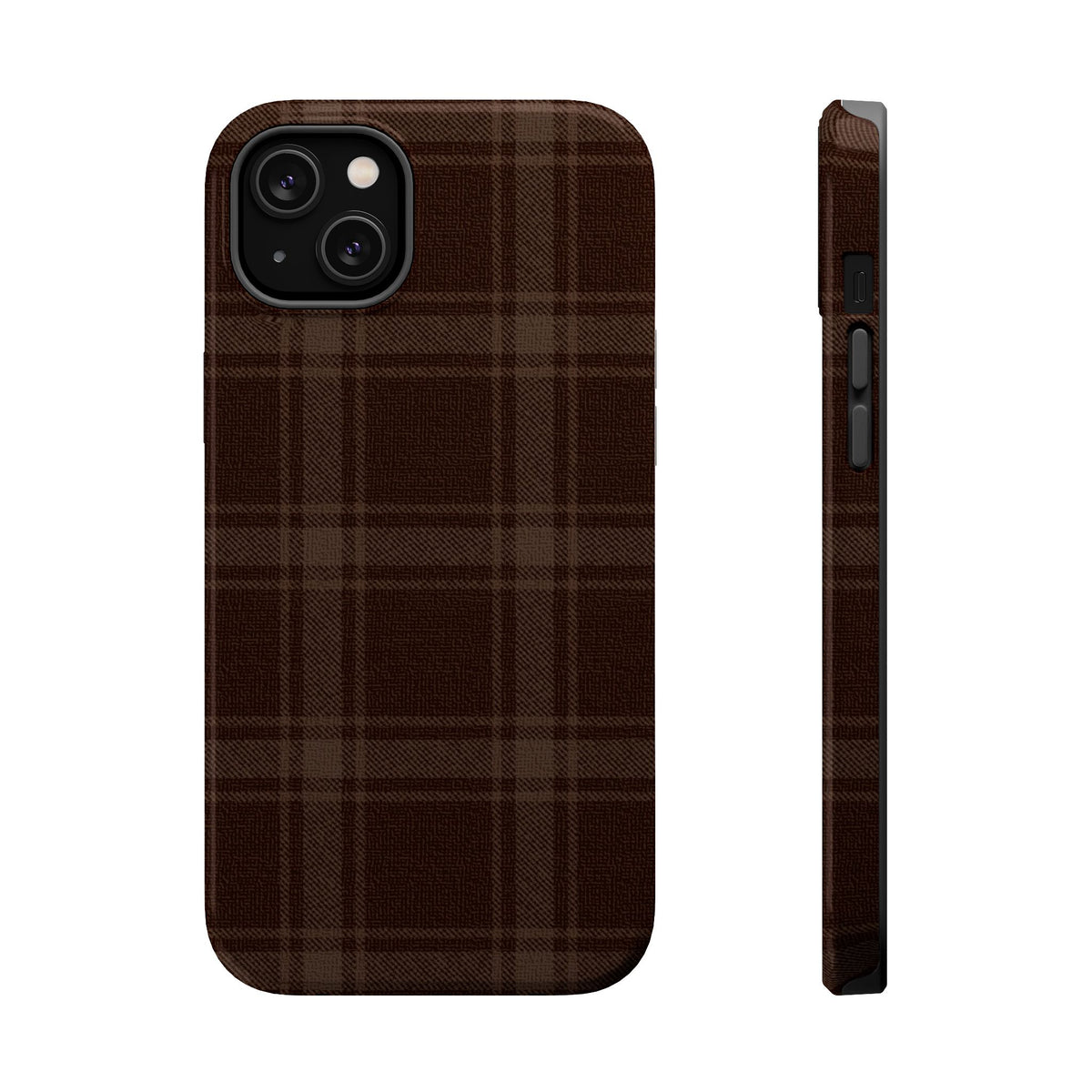 Cocoa Plaid iPhone Case