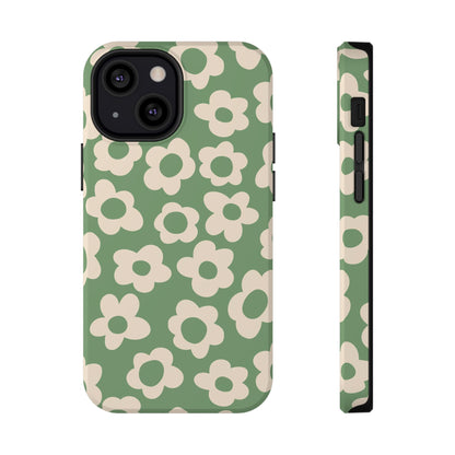 Green Las Flores iPhone Case