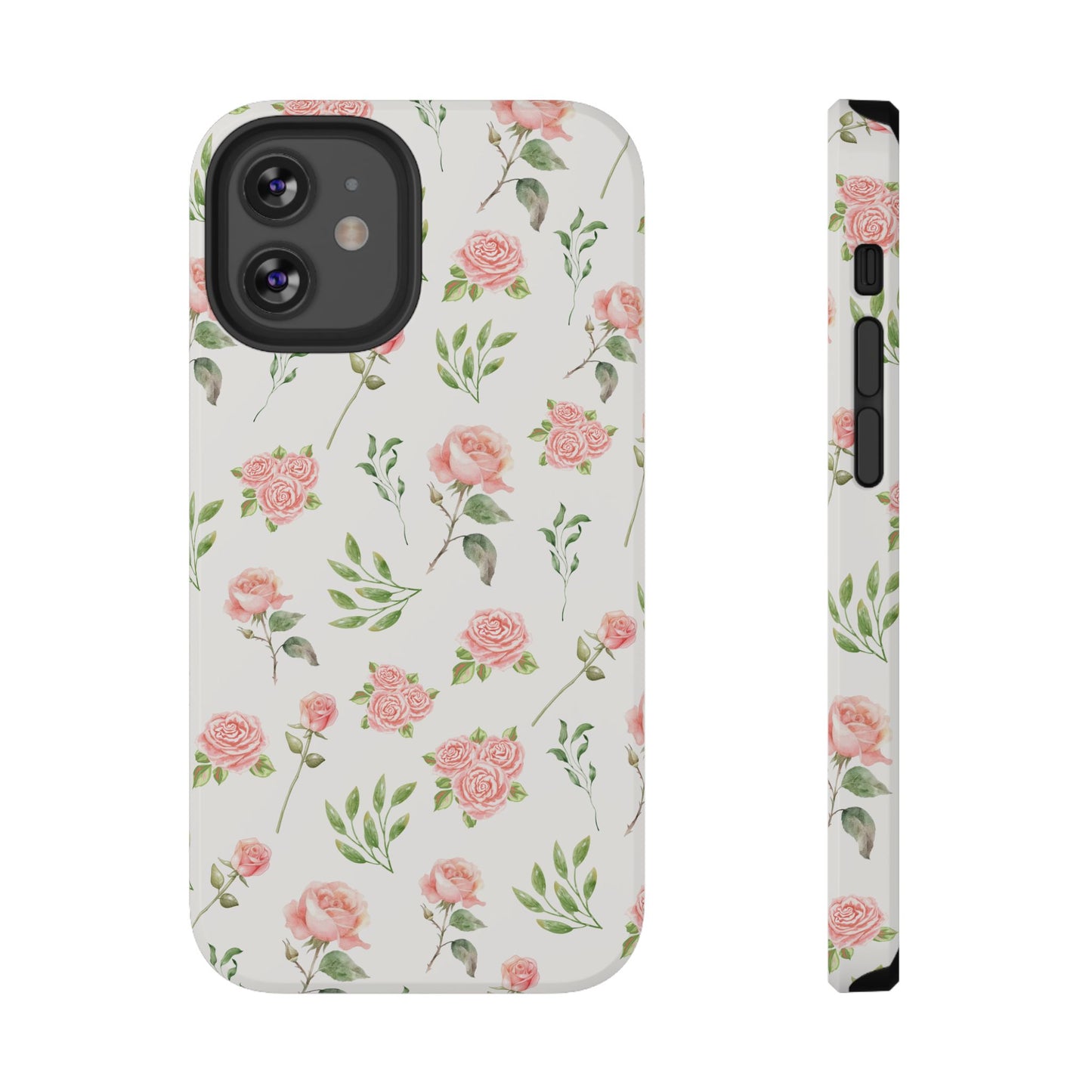 Pink Vintage Roses iPhone Case
