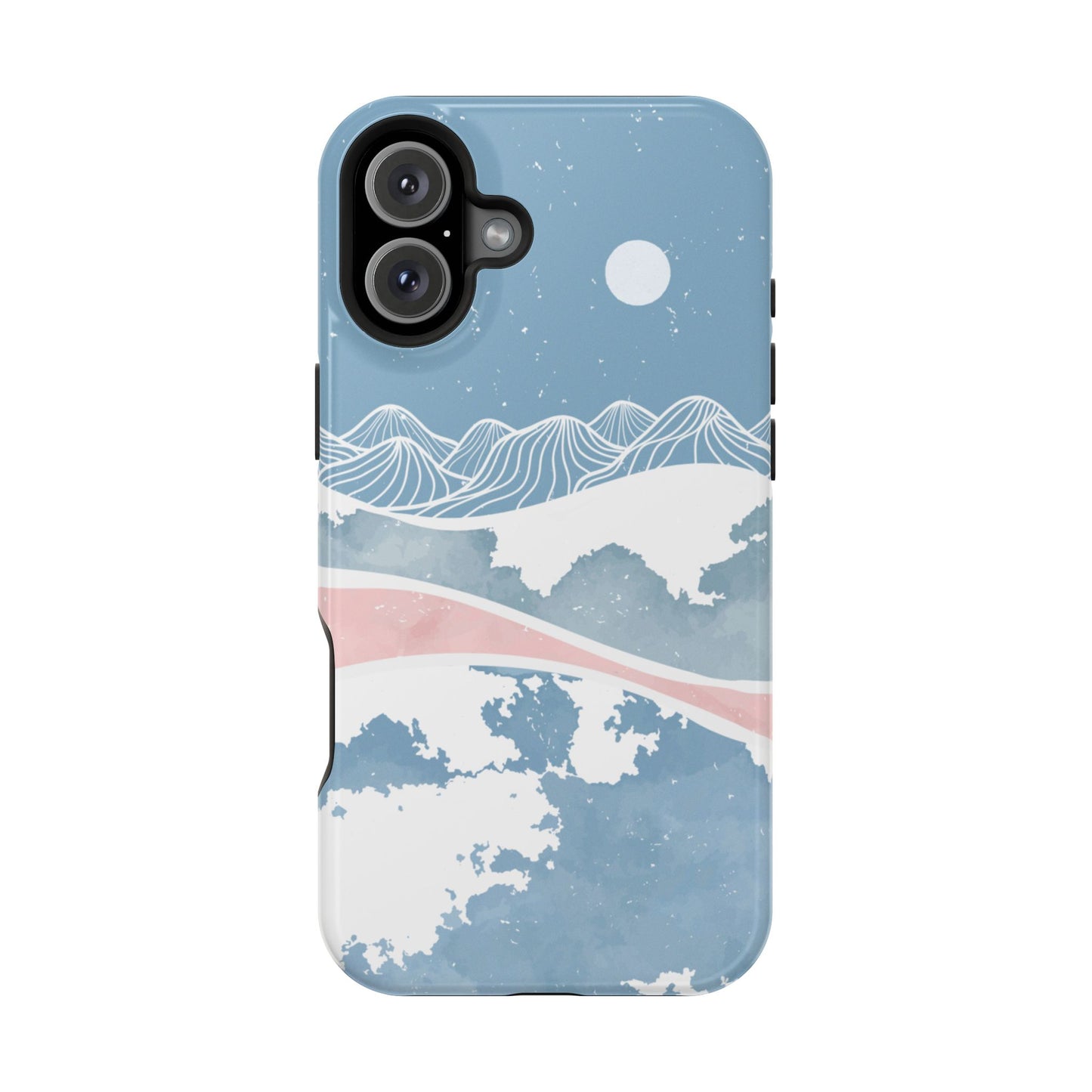 Blue Winter Night iPhone Case