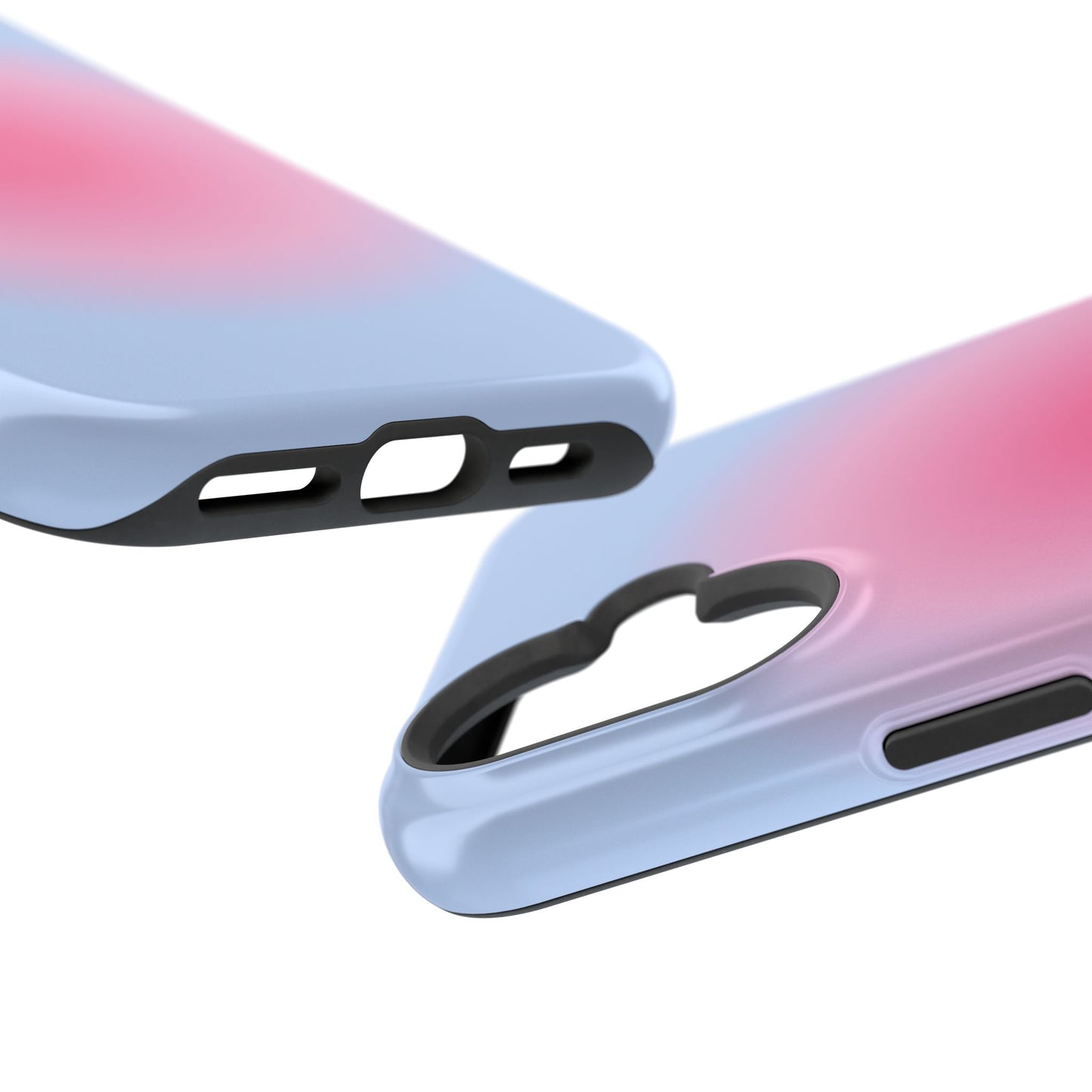 Pink & Blue Aura iPhone Case