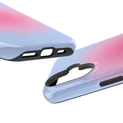 Pink & Blue Aura iPhone Case