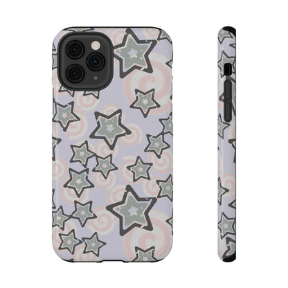 Y2K Gray Star iPhone Case