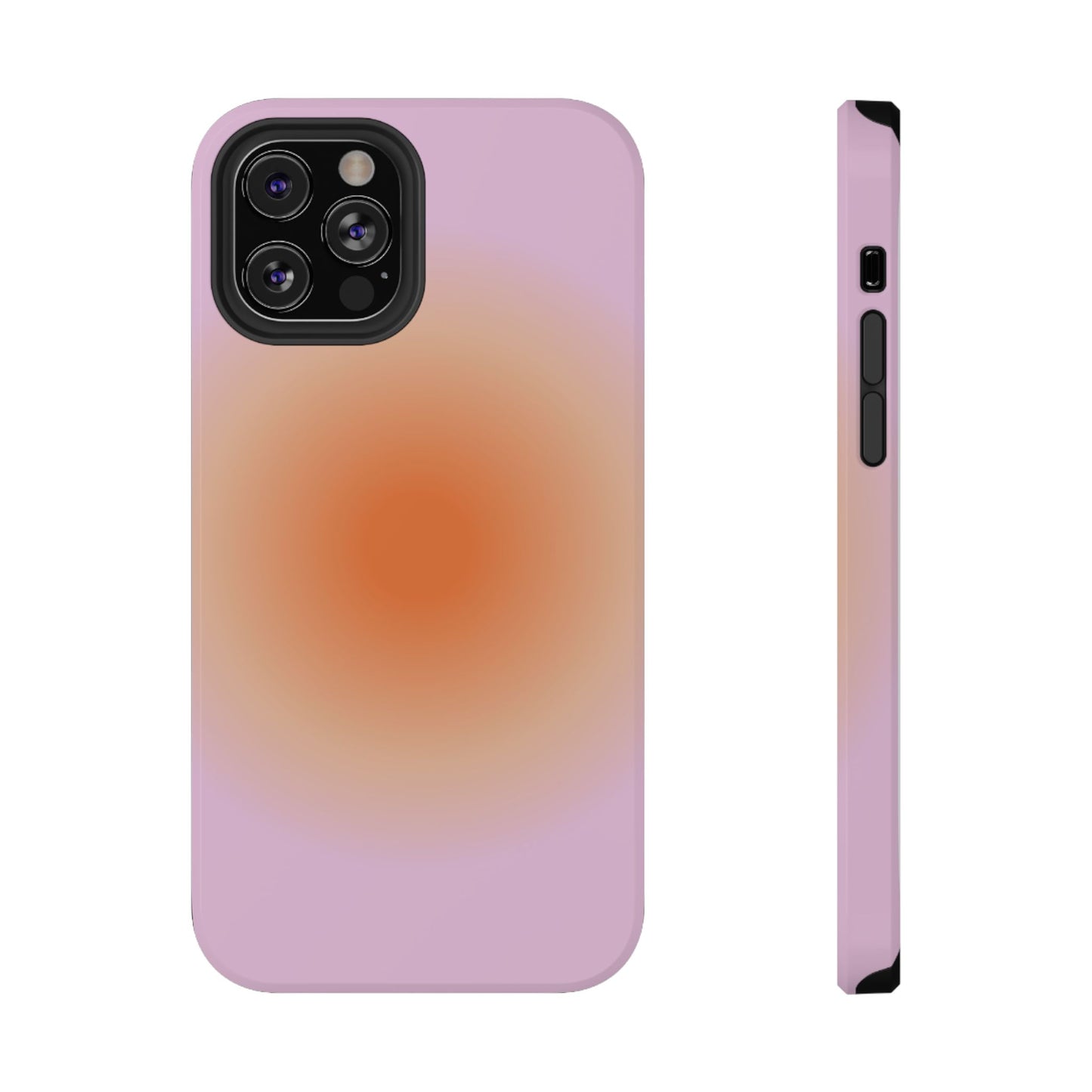 Orange & Purple Aura iPhone Case