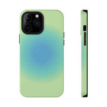 Blue & Green Aura iPhone Case