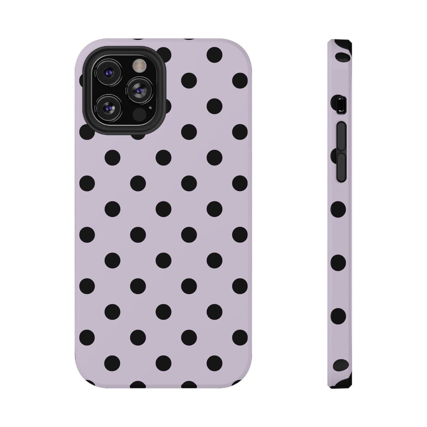 Lilac Polka Dots iPhone Case