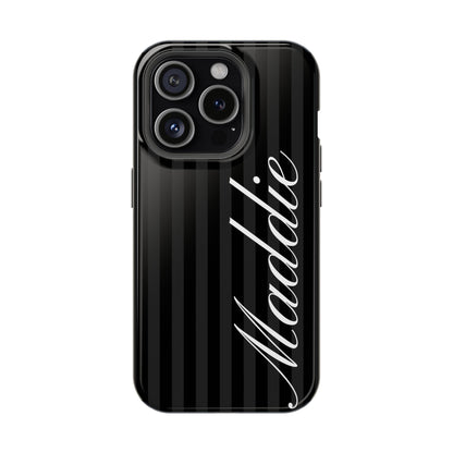 Custom Black Stripes iPhone Case