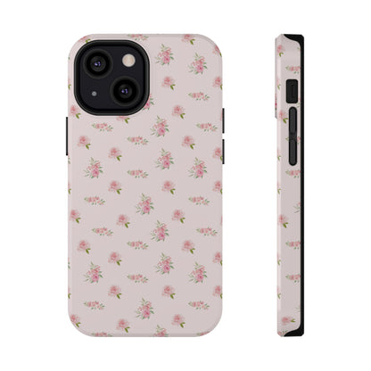 Pink Vintage Roses iPhone Case