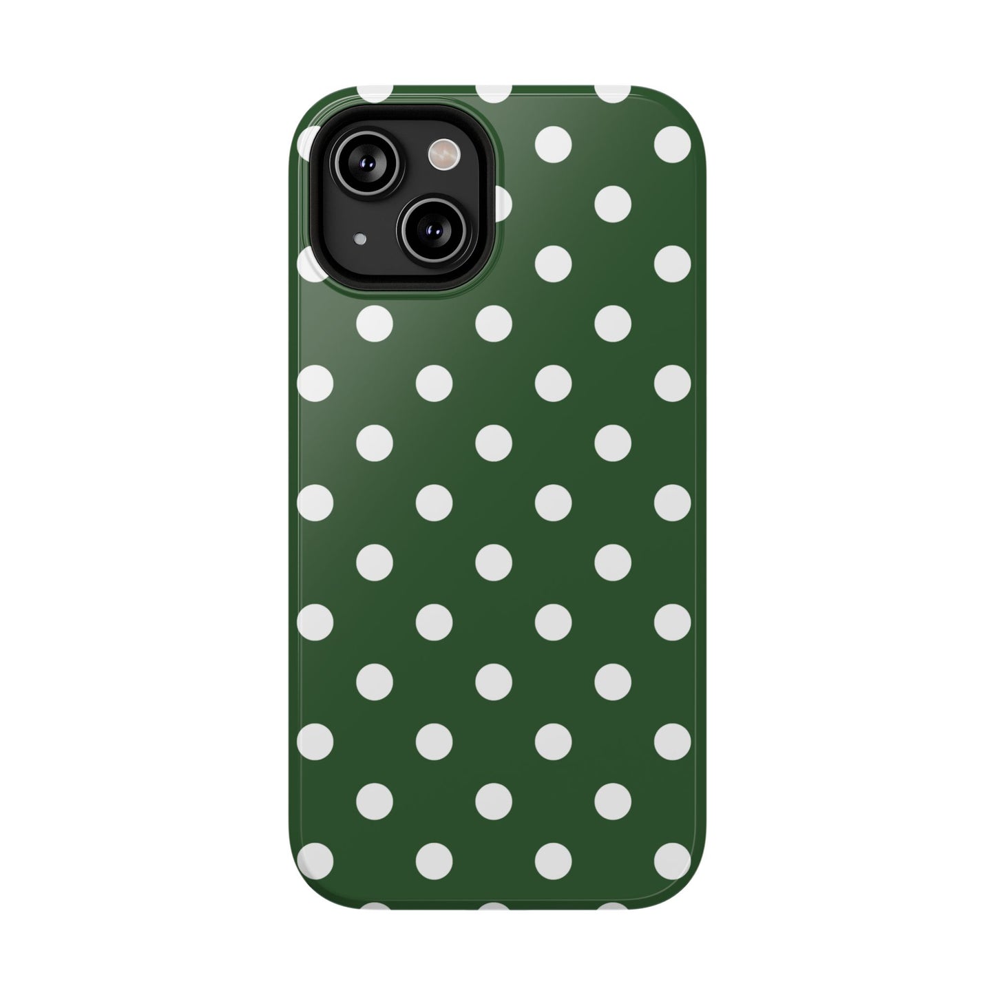 Green Polka Dots iPhone Case