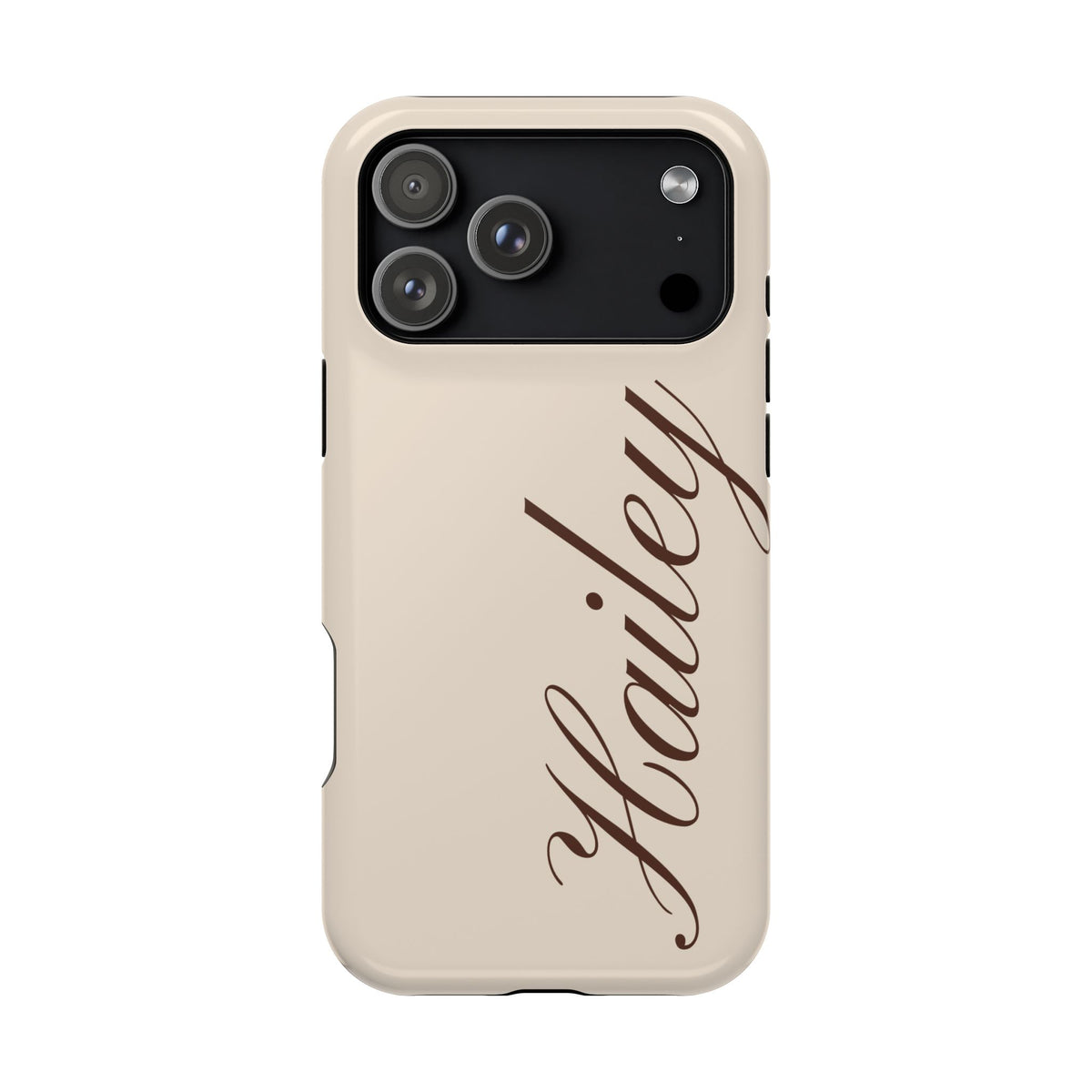 Custom Beige iPhone Case