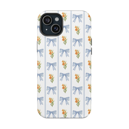 Blue Bows iPhone Case