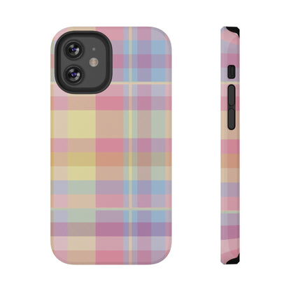Sorbet Plaid iPhone Case