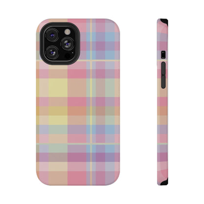 Sorbet Plaid iPhone Case