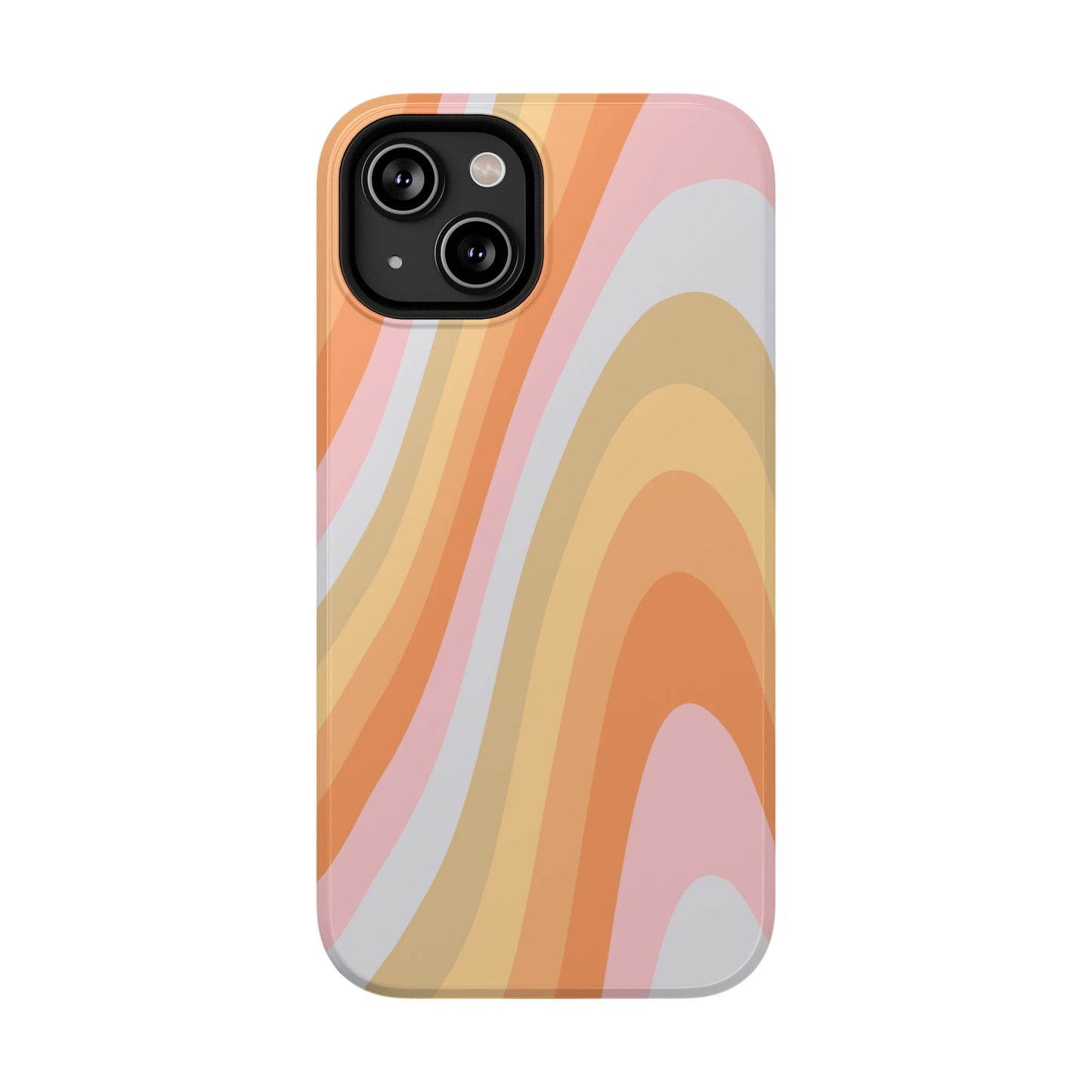 Rainbow Waves iPhone Case