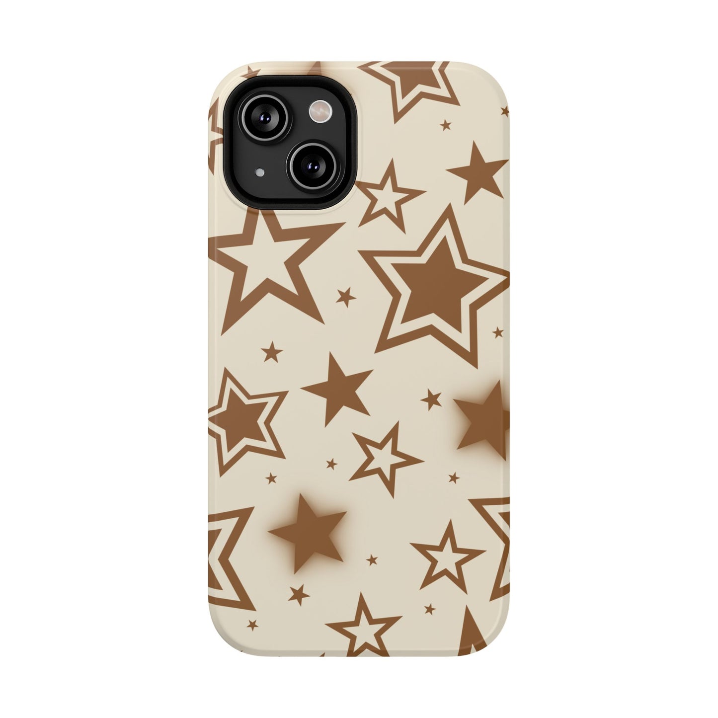 Brown Stardust iPhone Case