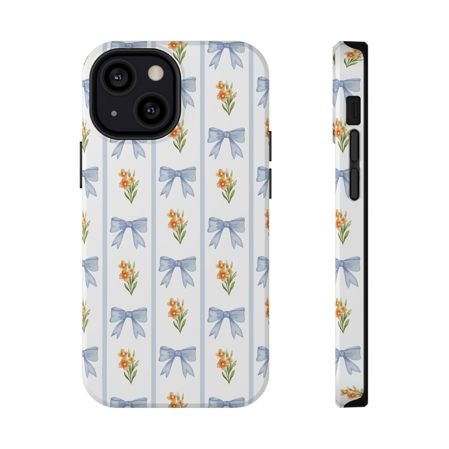 Blue Bows iPhone Case