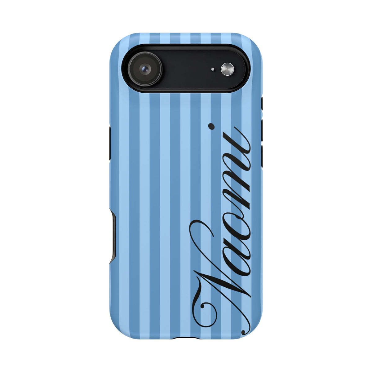 Personalized Seaside Stripes iPhone Case