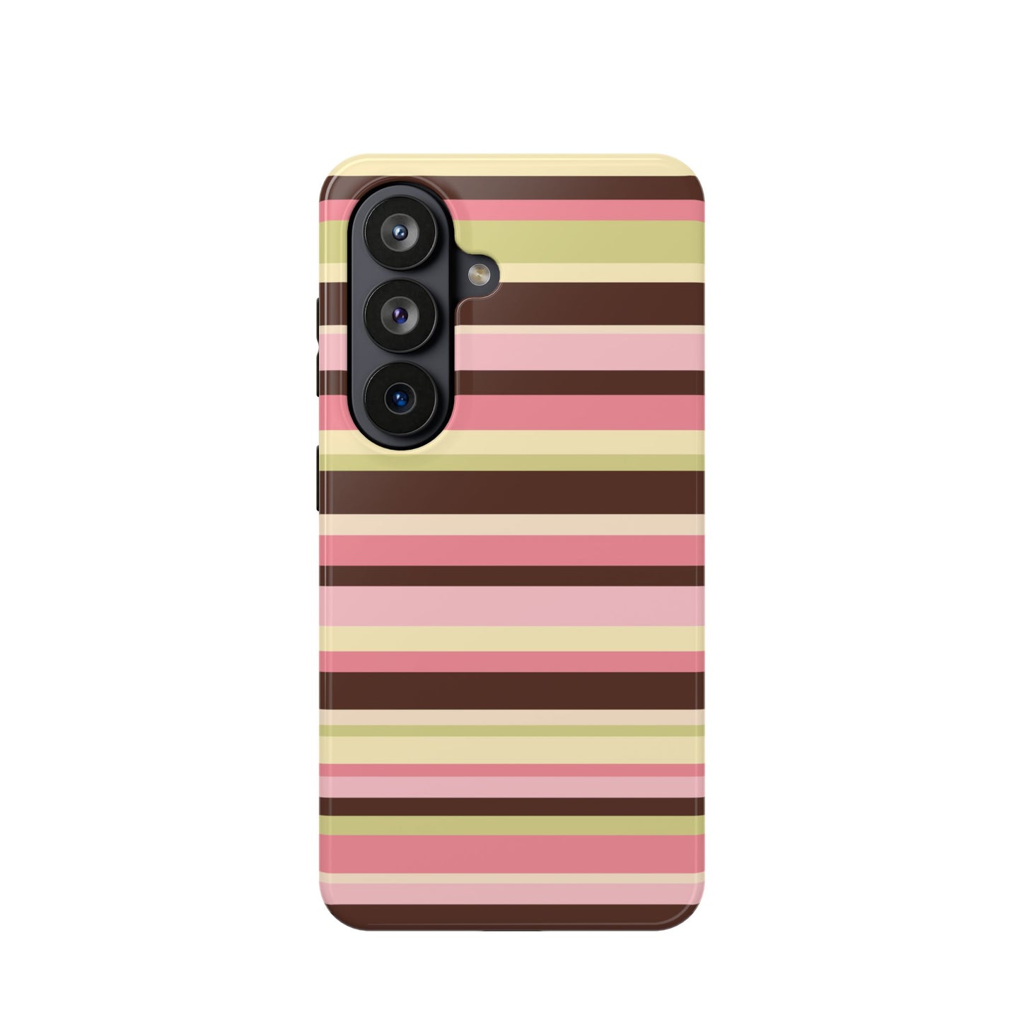 Strawberry Matcha Stripes Samsung Case