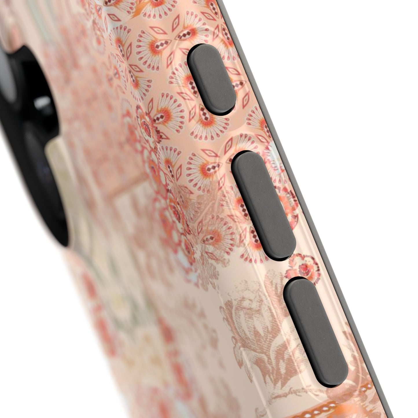 Peachy Paisley iPhone Case