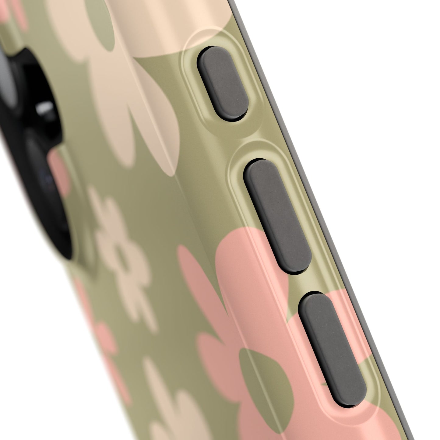 Green Flower Power iPhone Case
