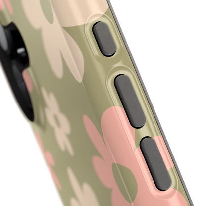 Green Flower Power iPhone Case