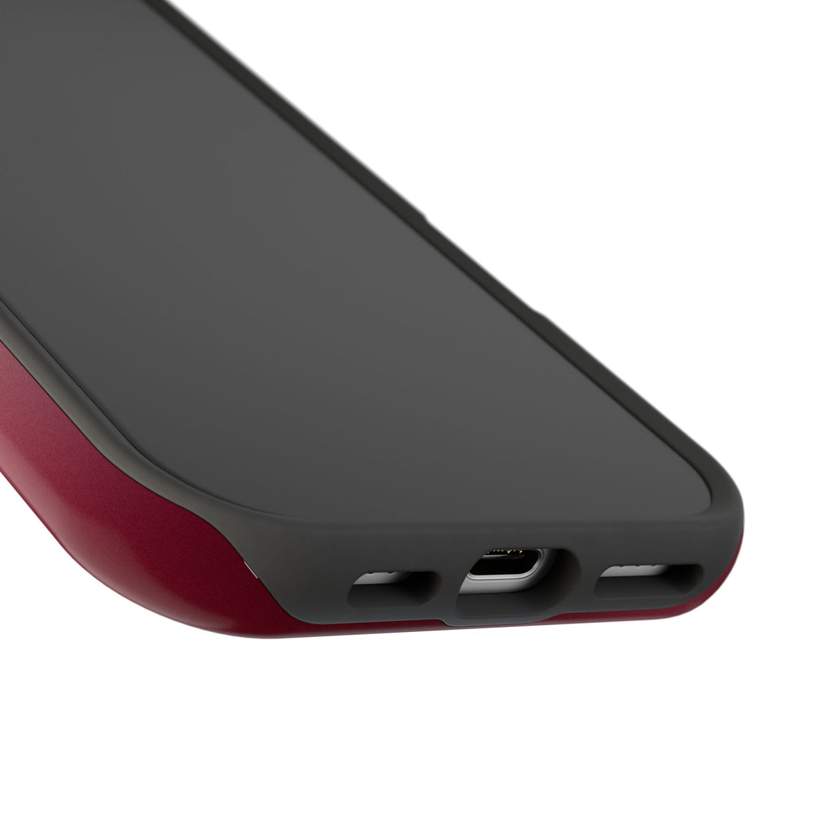 Burgundy Aura iPhone Case