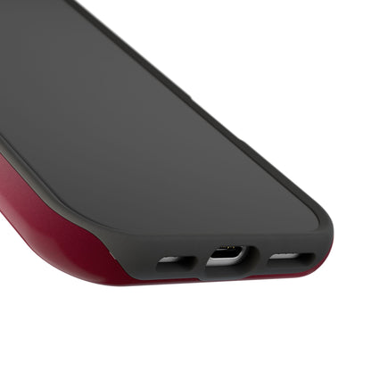 Burgundy Aura iPhone Case