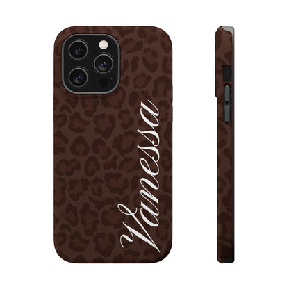Custom Mocha Leopard iPhone Case