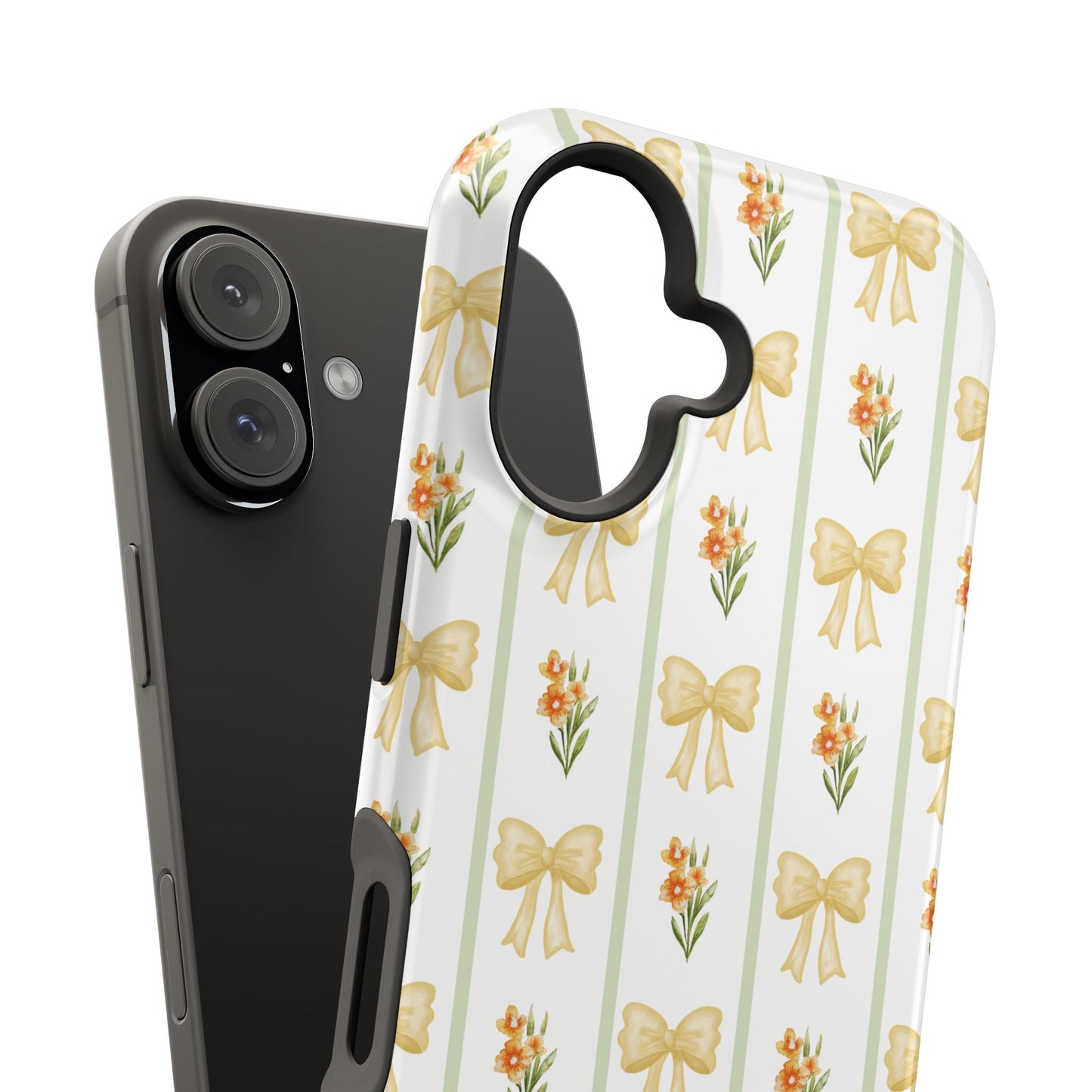 Yellow Bows iPhone Case