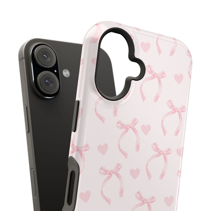 Coquette Pink Bows iPhone Case