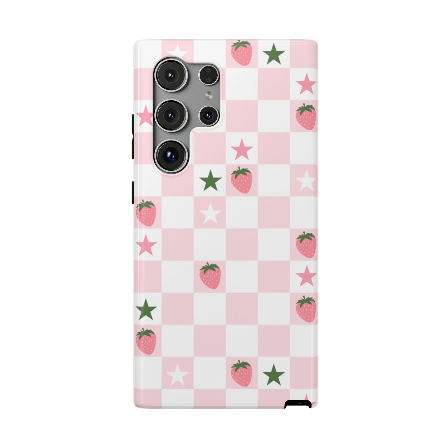 Strawberry Check Samsung Case